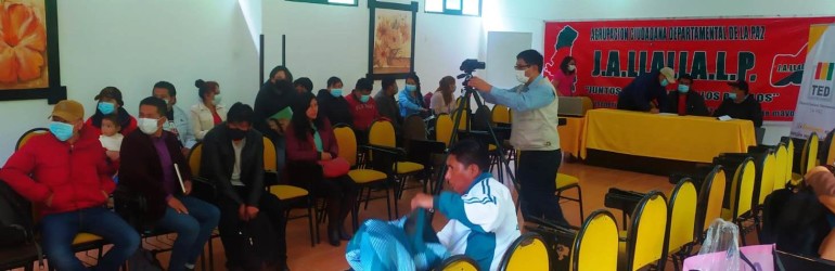 TED La Paz avanza proceso de actualización de militancia en organizaciones políticas