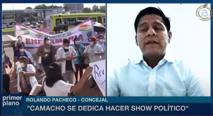 Concejal lamenta que Camacho se dedique a hacer “show político” en lugar de gestión para enfrentar el COVID-19