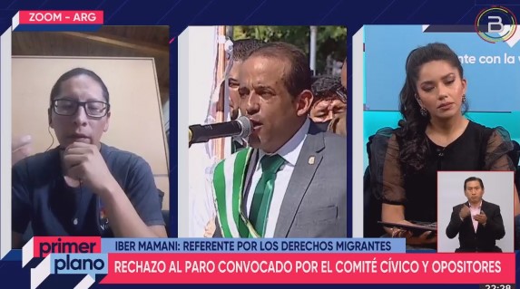 Militante por derechos de migrantes en Argentina pide repudiar el paro cívico porque es presión de opositores para eludir procesos penales