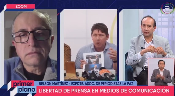 Expresidente de Asociación de Periodistas califica como “deplorables” a amenazas de diputado de Creemos contra trabajador de la prensa de Bolivia Tv