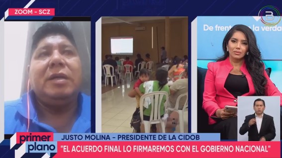 Gobierno y Cidob llegan a pre acuerdo en el tema de tierra y territorio en diálogo instalado en Santa Cruz