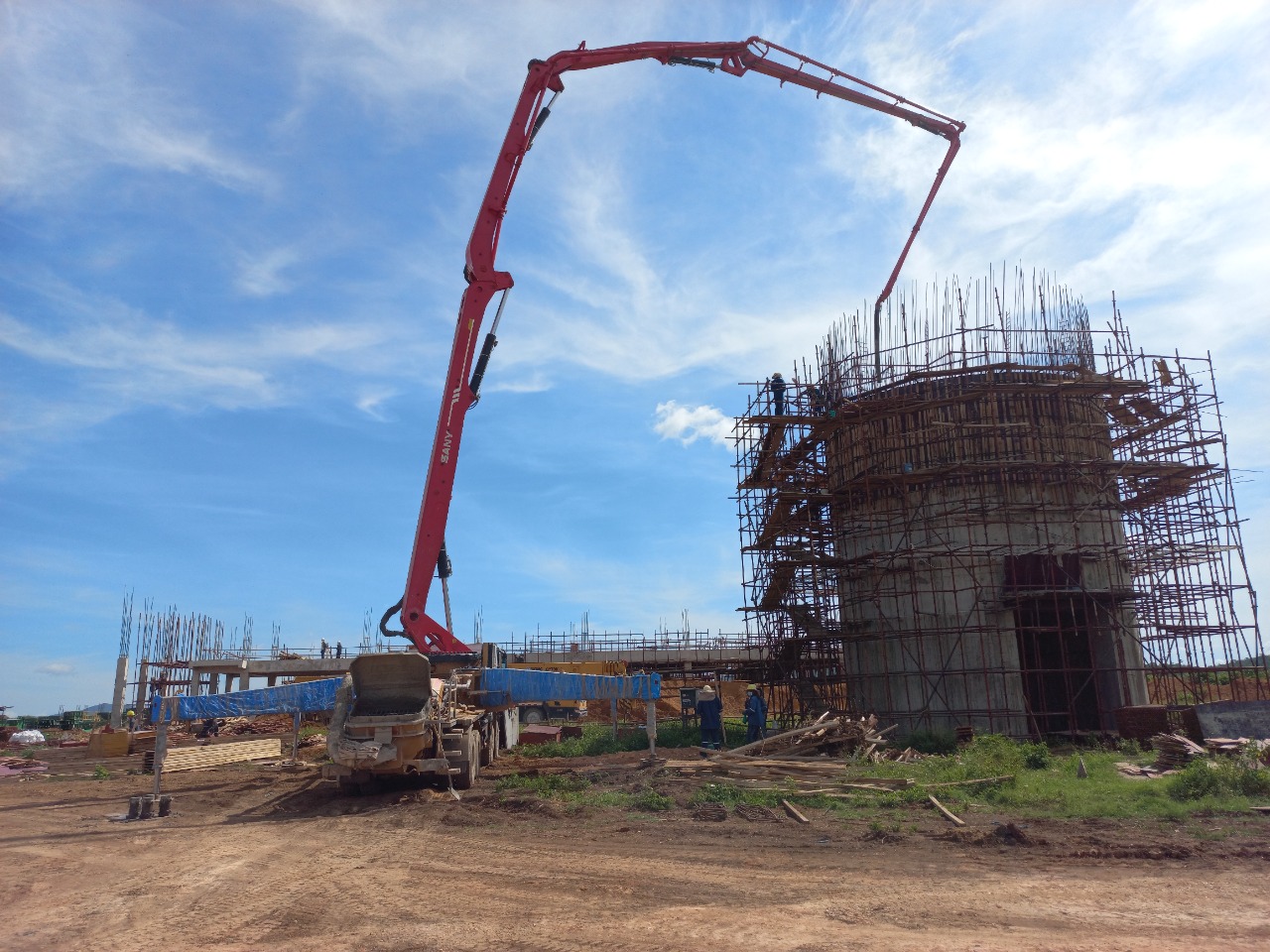 Avanza montaje de la Planta Siderúrgica del Mutún en más del 50%