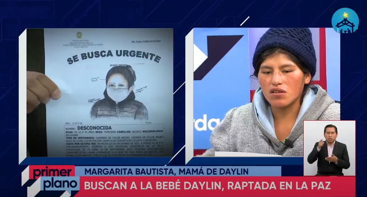 “Devolveme a mi hija, estoy sin comer, estoy sin dormir”, el clamor de la madre de la bebé Daylín, raptada en La Paz