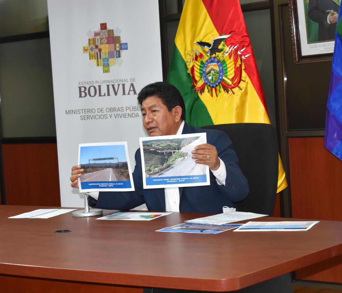 Gobierno inyecta Bs 1.854 millones para la reactivación de 303 proyectos carreteros en el país