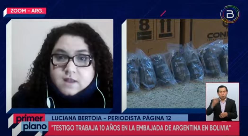 Periodista argentina: Testigo clave del envío de material bélico a Bolivia será incluido en ampliación del proceso judicial