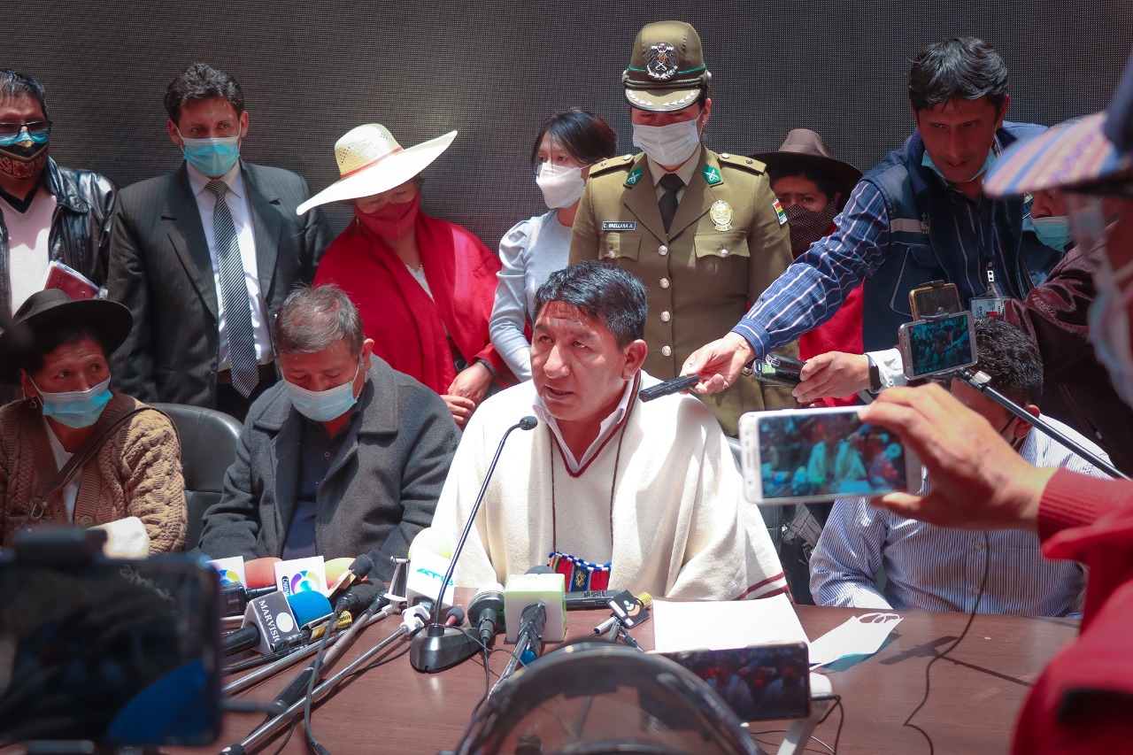 Gobernador de Potosí repudia actos de violencia y vuelve a convocar al diálogo a Comcipo