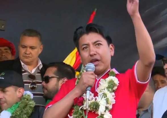 Justicia determina detención preventiva de Marco Pumari en el penal de Uncía