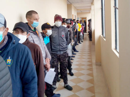 TSE brinda servicios registrales a internos del centro de rehabilitación de Qalauma