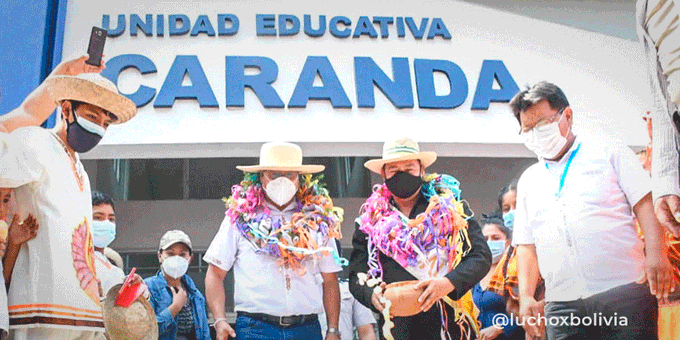 Presidente destaca reactivación de inversión pública en Santa Cruz con presupuesto superior en 149% con relación a 2020