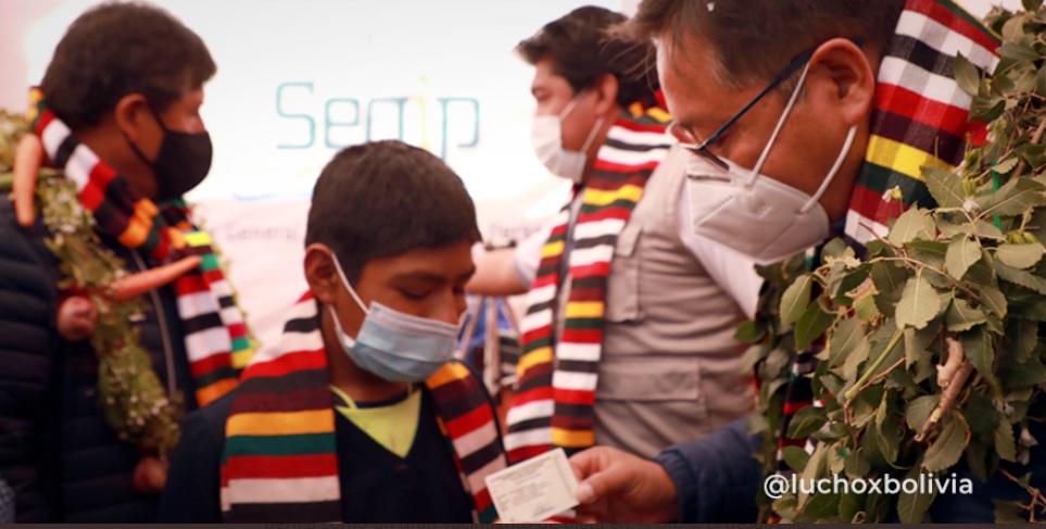 El Presidente destaca aporte del Segip al derecho a la identidad