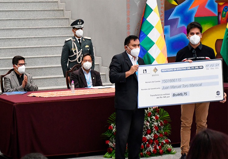 Re-IVA: El SIN devolverá Bs 6 millones a 24.506 beneficiarios