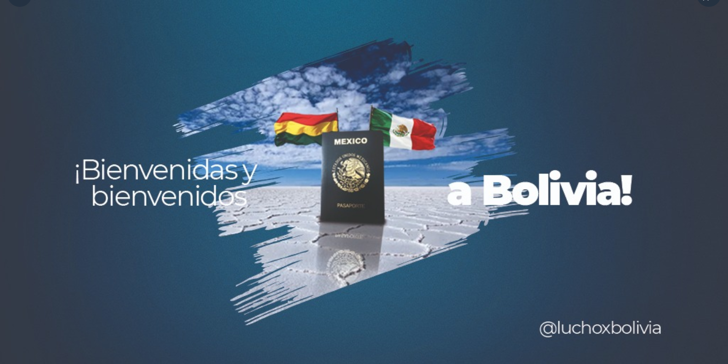 Presidente Arce recuerda que ciudadanos mexicanos podrán visitar Bolivia hasta por 180 días continuos