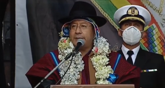 Presidente Arce entrega la unidad educativa Pedro Domingo Murillo en El Alto en su mes aniversario (adelanto)