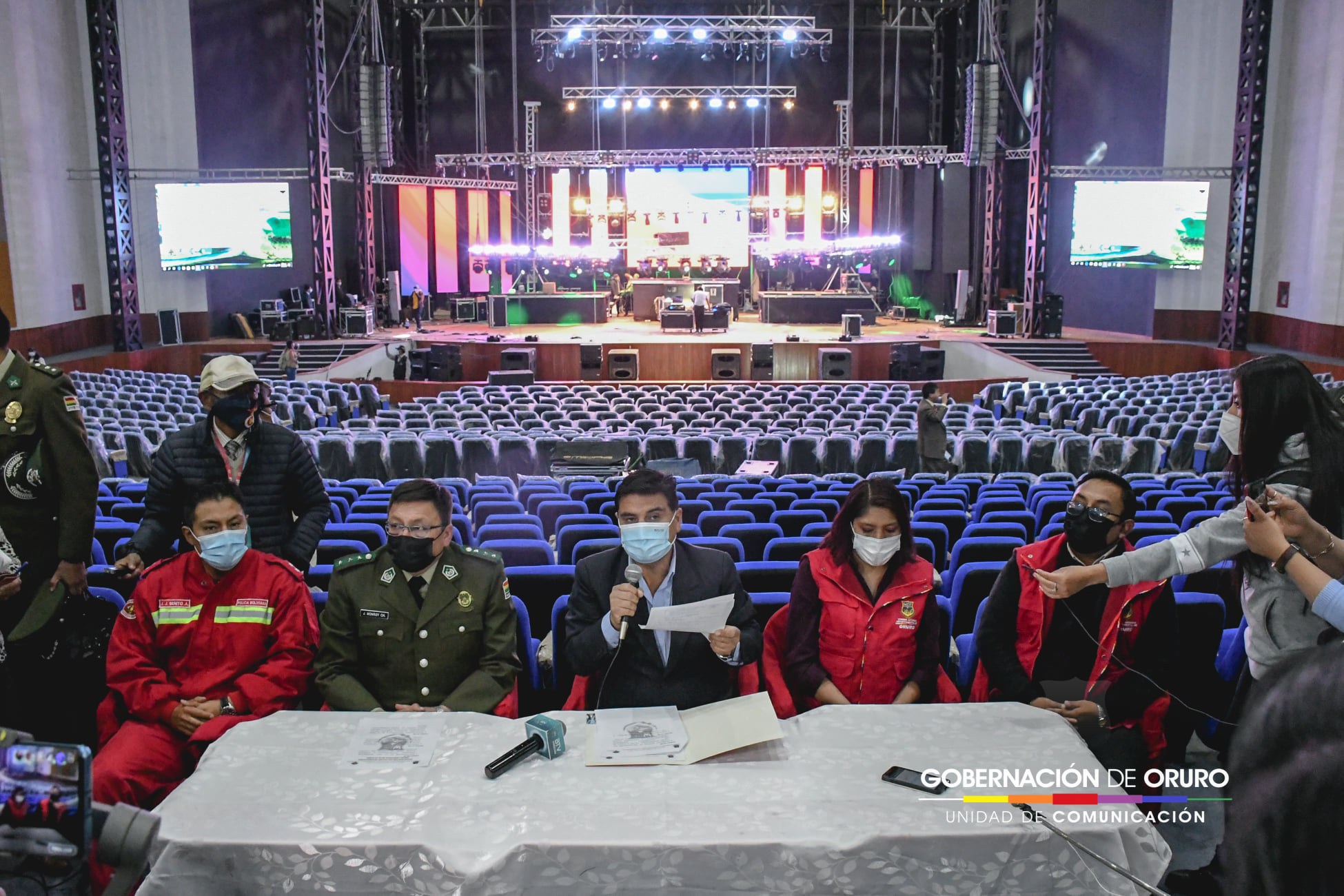 Oruro: Ultiman detalles para el XXVIII Festival Nacional de la Canción Boliviana “Aquí Canta Bolivia”