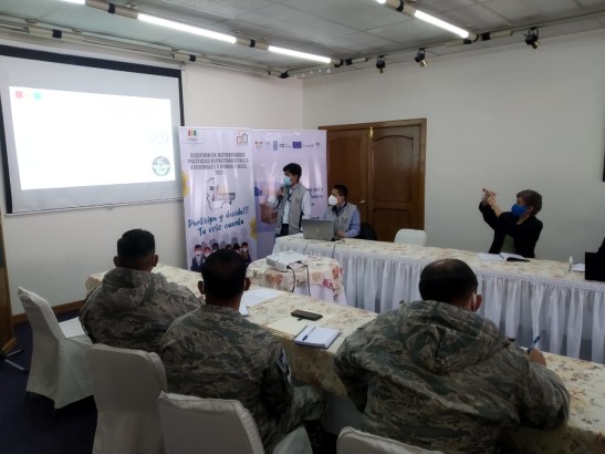 Subnacionales: El TED La Paz, la Policía y las Fuerzas Armadas definen cadena de custodia