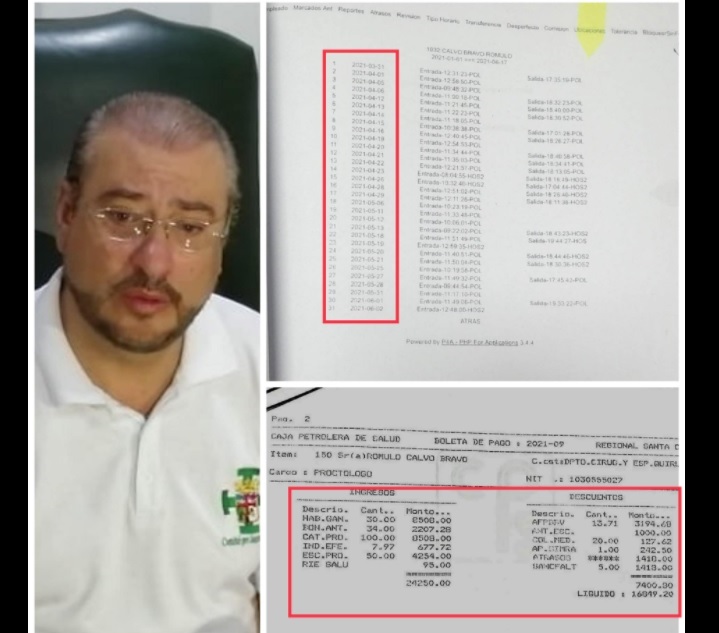 Diputado denuncia que Rómulo Calvo ganó Bs 145.500 en la Caja Petrolera y sólo asistió 31 veces al trabajo entre enero a junio