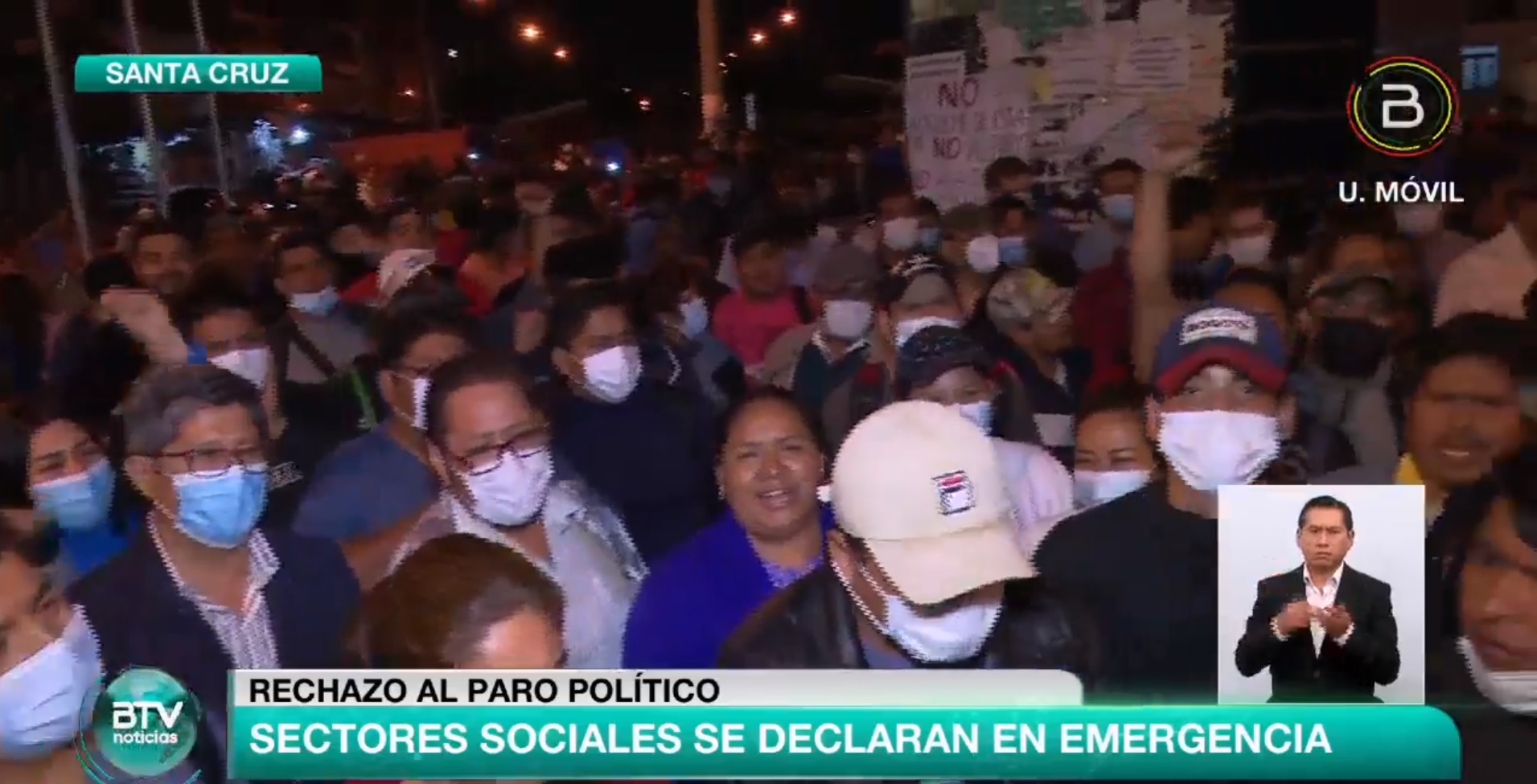 Vecinos de Santa Cruz se levantan contra Calvo y gritan: “el paro ha fracasado”, el “pueblo quiere trabajar”