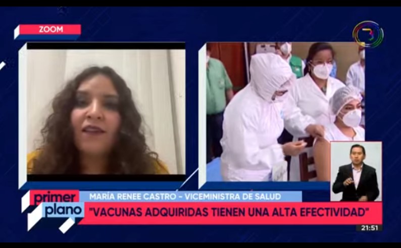 Viceministra Castro: Los nueve departamentos cuentan con 239.394 dosis para proseguir con la vacunación