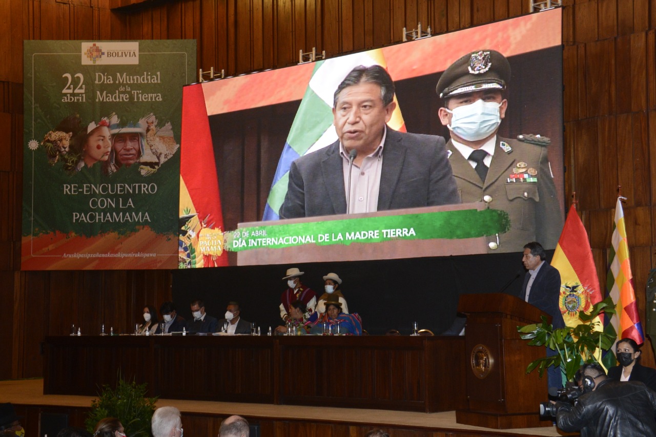 Vicepresidente Choquehuanca: Necesitamos leyes para detener a quienes tienen codicia sin límites