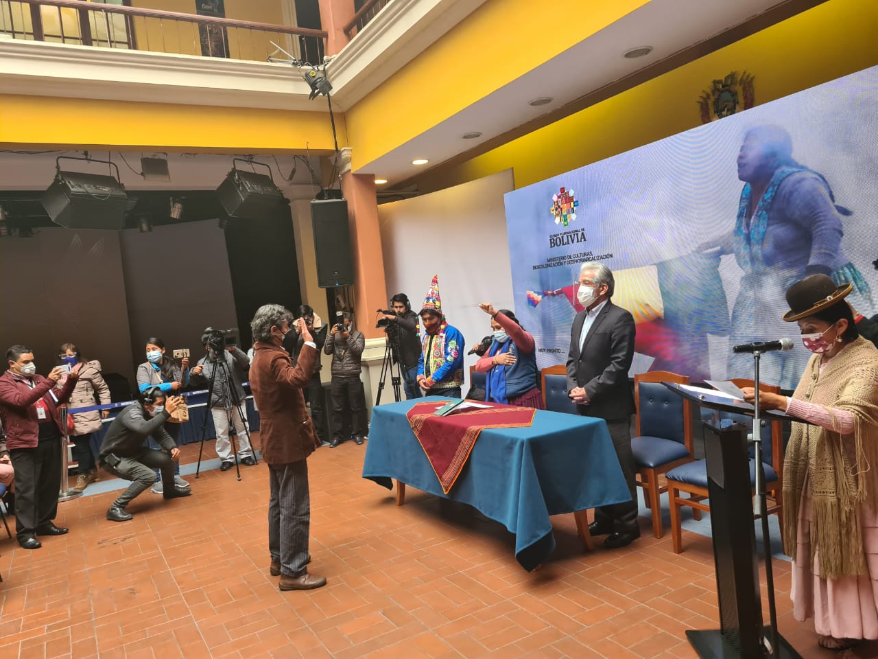 Posesionan a Germán Monje como director de la Agencia del Desarrollo del Cine y Audiovisual Bolivianos