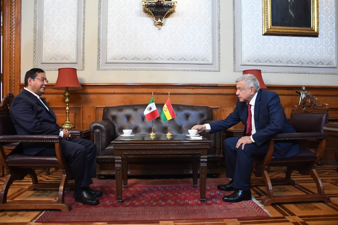 Presidente destaca restablecimiento de relaciones entre Bolivia y México disminuidas por régimen de Áñez