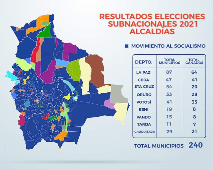 El MAS celebra su 26 aniversario como el único partido con presencia en todo el territorio nacional