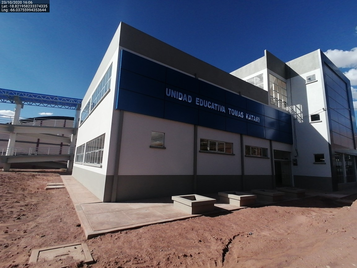 Gobierno entrega unidad educativa en Macha con una inversión cercana a los Bs 5 millones