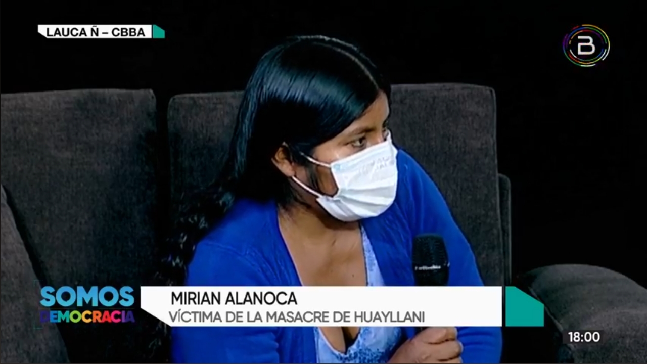 Marchista de Huayllani pide justicia y sanciones para Carlos Mesa, Jeanine Áñez y Arturo Murillo por las muertes de 2019