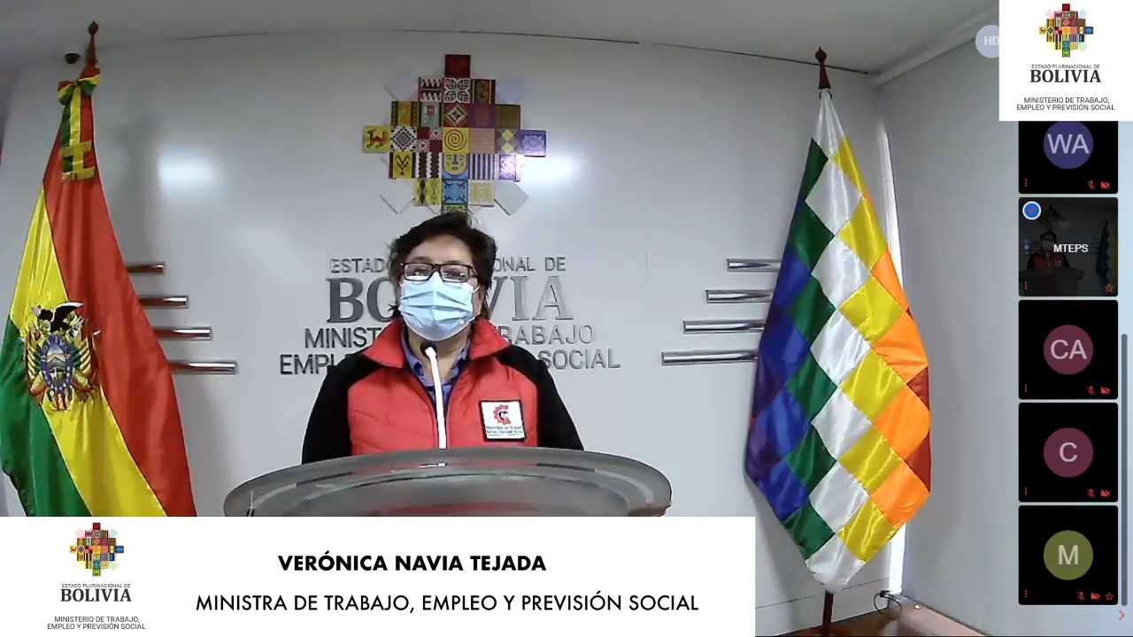 Ministerio de Trabajo ejecuta al primer trimestre el 20% de su presupuesto 2021
