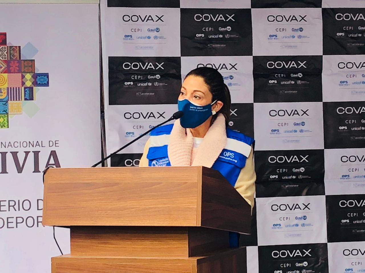 OPS/OMS felicita a Bolivia por el “plan multivacuna” que incluye cuatro tipos de inmunizantes para la población