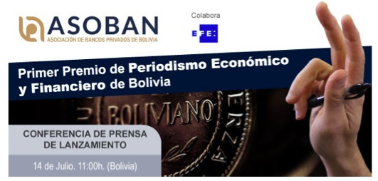 Lanzan el Primer Premio de Periodismo Económico y Financiero de Bolivia