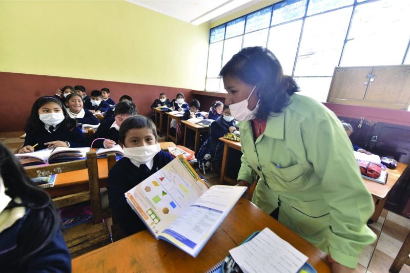 Escuelas rurales implementan elementos de bioseguridad para el retorno a clases presenciales