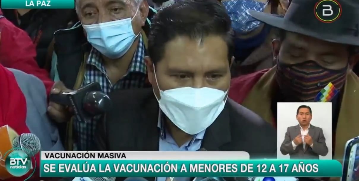 Gobierno evaluará la vacunación contra el COVID-19 en población de 12 a 17 años