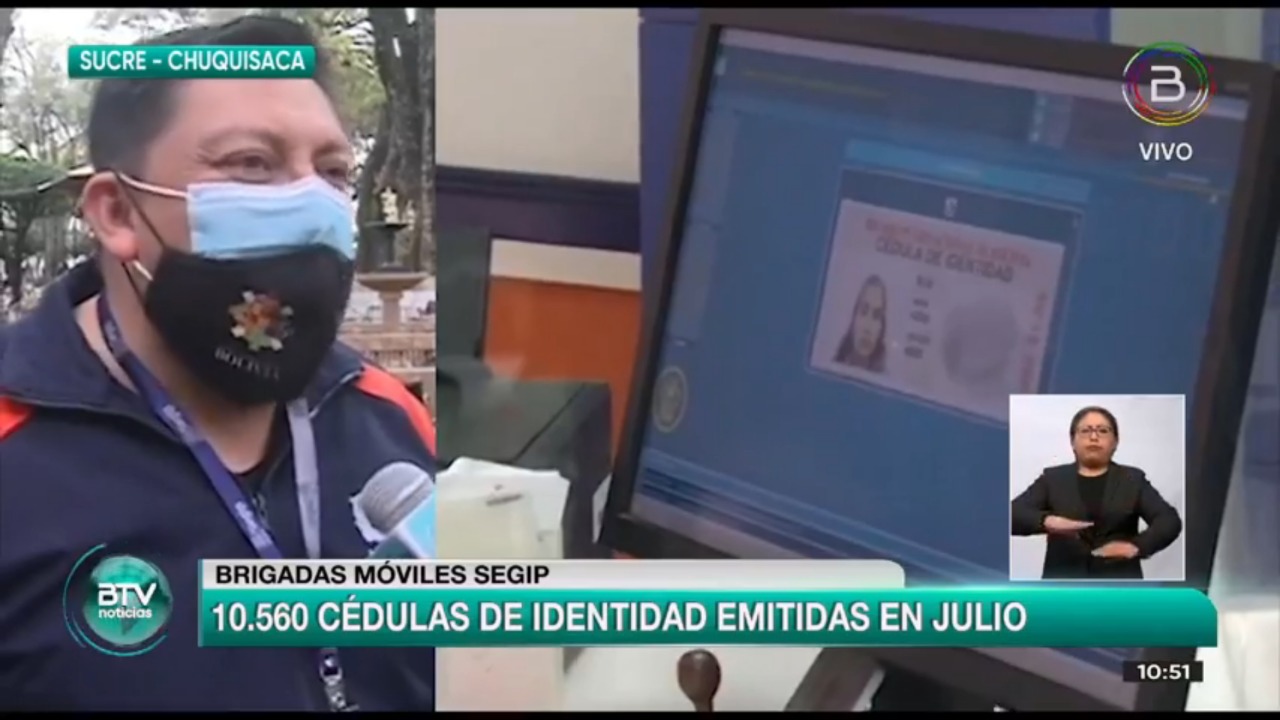 Brigadas móviles del Segip beneficiaron a 10.560 personas en Chuquisaca