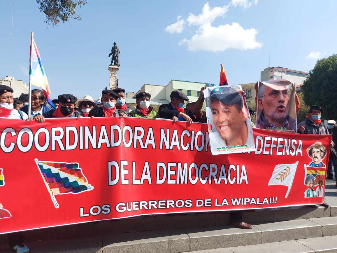 Coordinadora Nacional en Defensa de la Democracia exige 30 años de cárcel para Jeanine Áñez