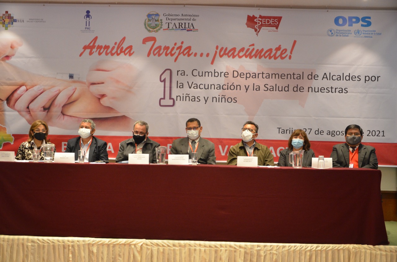 Tarija asume nuevas estrategias para revertir baja cobertura de vacunación contra el Sarampión, Rubéola y Poliomielitis