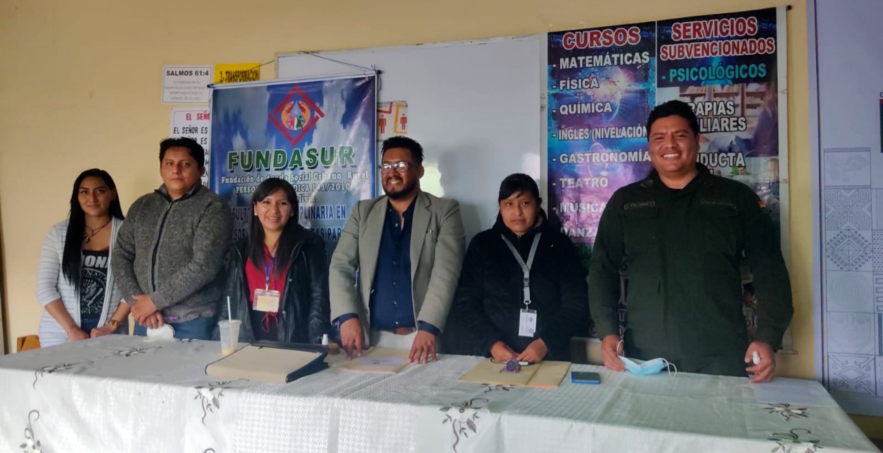 Privados de libertad recibirán apoyo en educación, salud y terapia laboral de Fundasur en Oruro