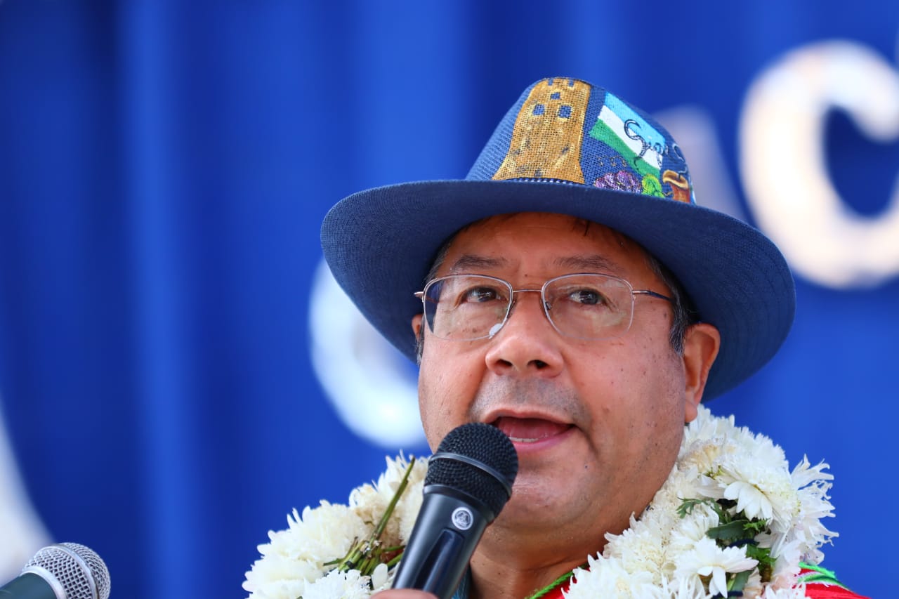Presidente Arce: La derecha demostró su incapacidad para administrar el Estado
