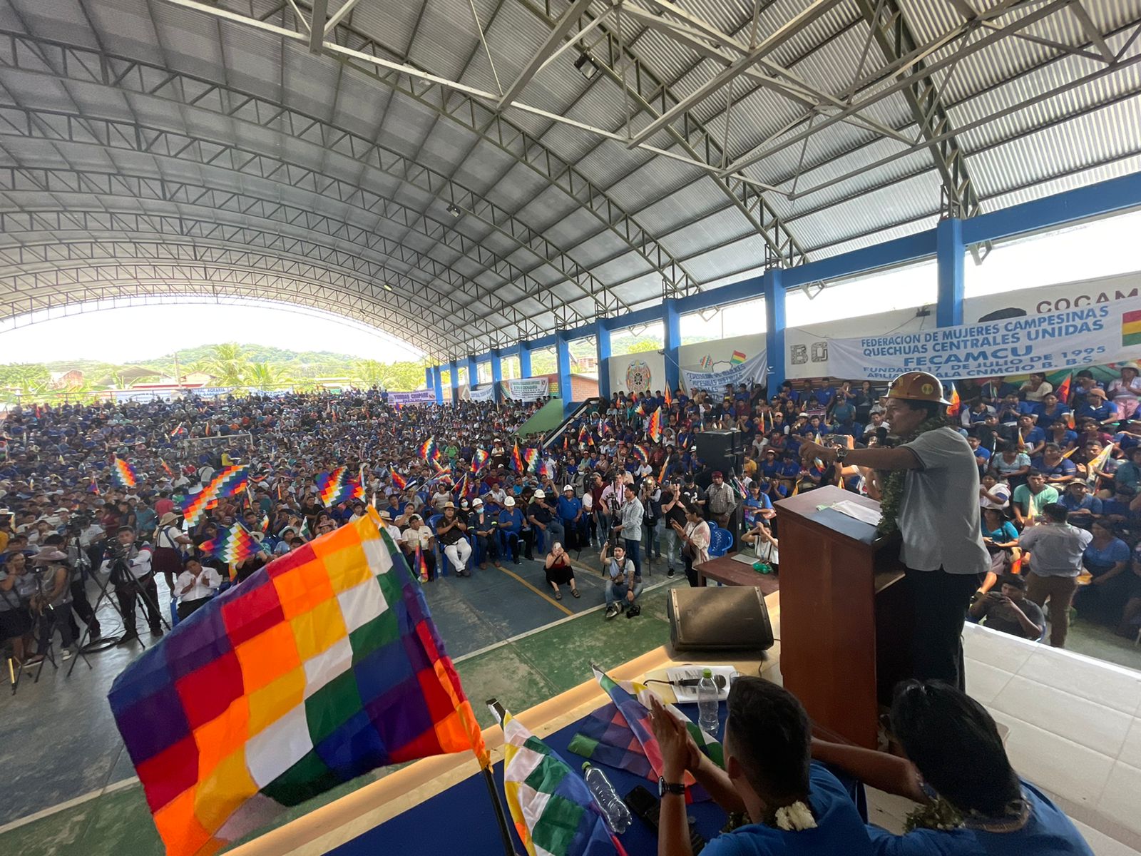 Evo en el congreso de las seis federaciones: “Solos no somos nada, juntos somos todo”