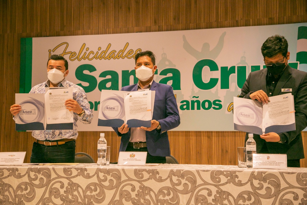 Gobierno garantiza dotación de plantas generadoras de oxígeno a municipios de Santa Cruz