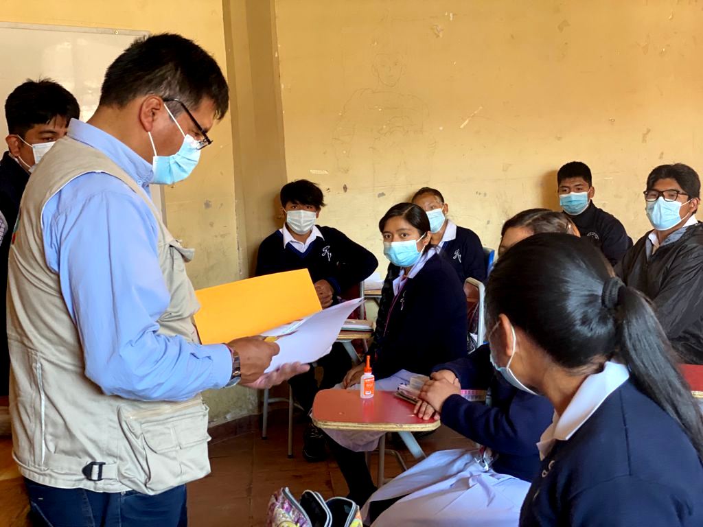 Ministerio de Educación reporta que un 80% de los estudiantes pasan clases presenciales y semipresenciales