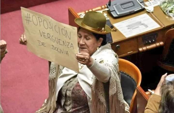 Evo Morales: La derecha en el Legislativo solo sabe insultar, mentir y agredir