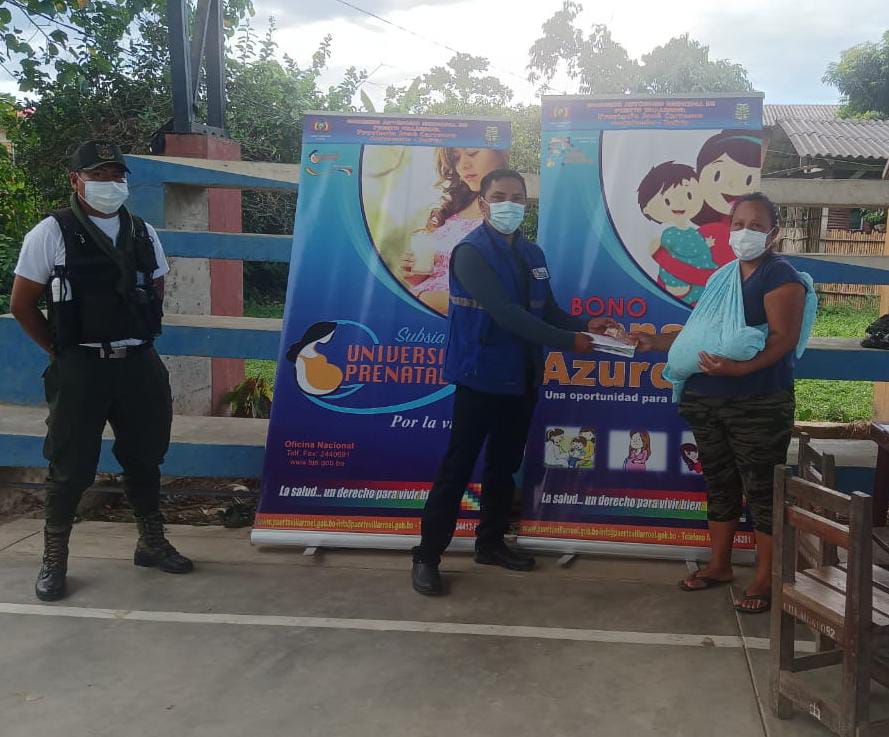 Brigadas móviles ingresan a comunidades de Yuracaré y Tipnis para el pago del bono Juana Azurduy