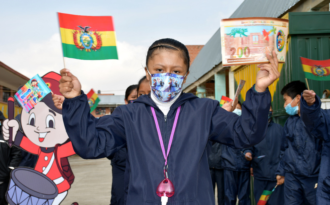 Entel aportó Bs 311 millones para el pago del Bono Juancito Pinto y la Renta Dignidad en 2021