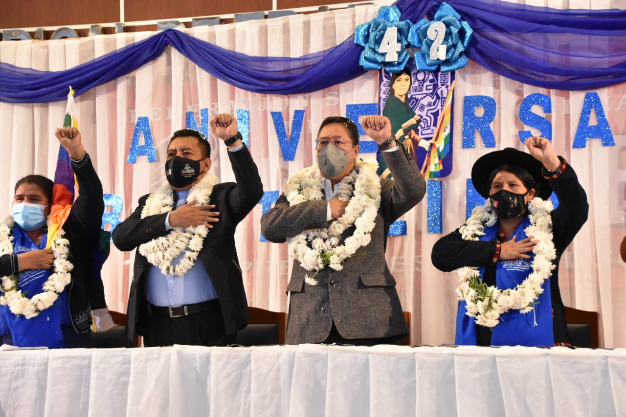 Presidente celebra el 42 aniversario de “las Bartolinas” y destaca sus luchas históricas