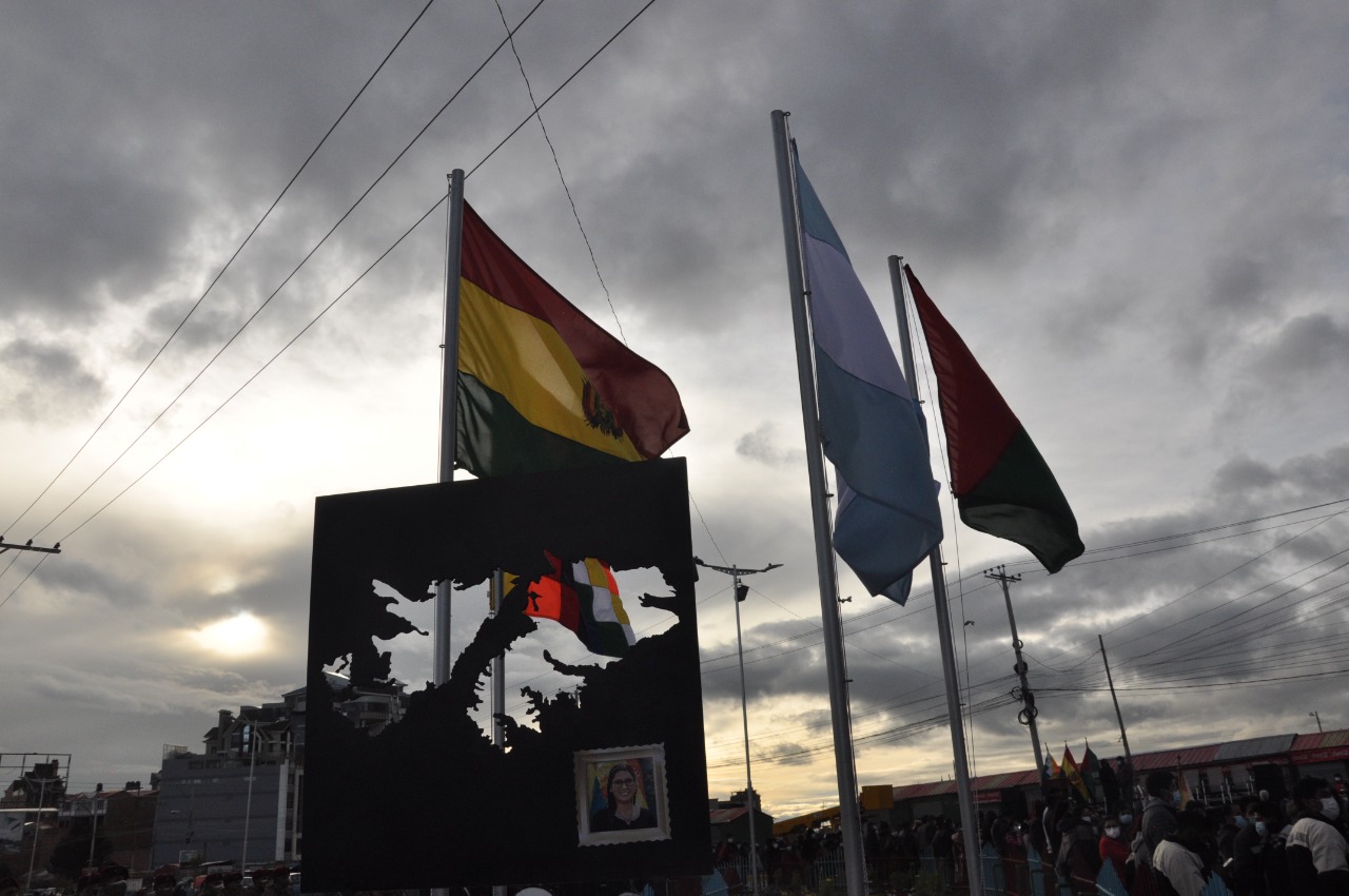 Inauguran la plaza “Islas Malvinas Argentinas” en El Alto