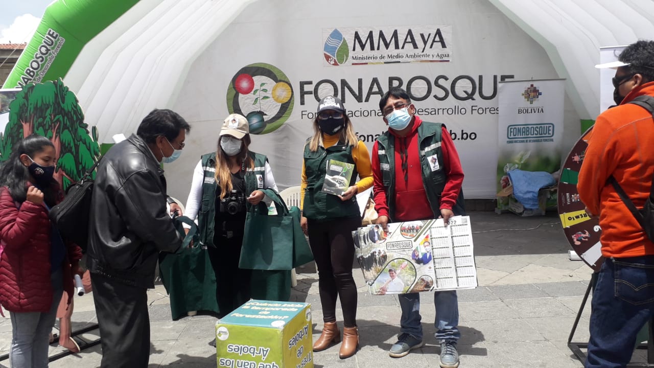 Fonabosque financió en 2021 más de 50 proyectos con una inversión de Bs 60 millones