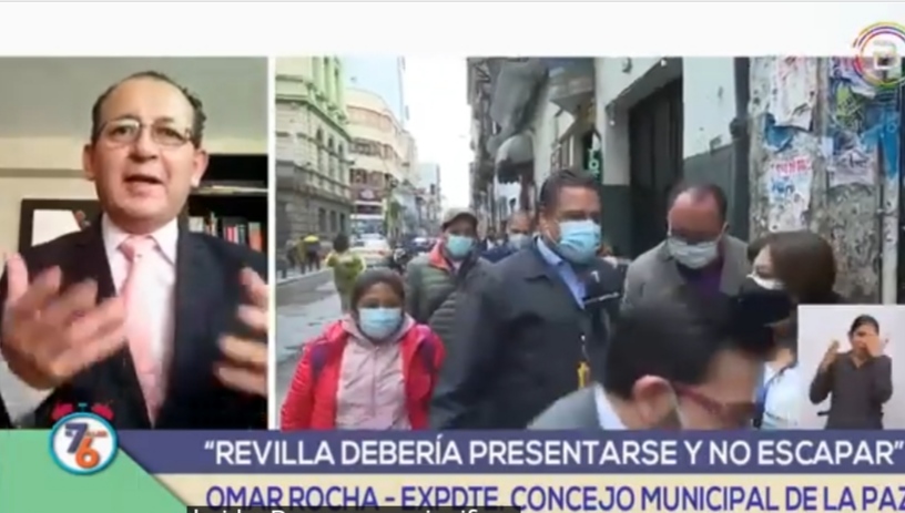Expresidente del Concejo de La Paz señala que Revilla busca impunidad  en la clandestinidad