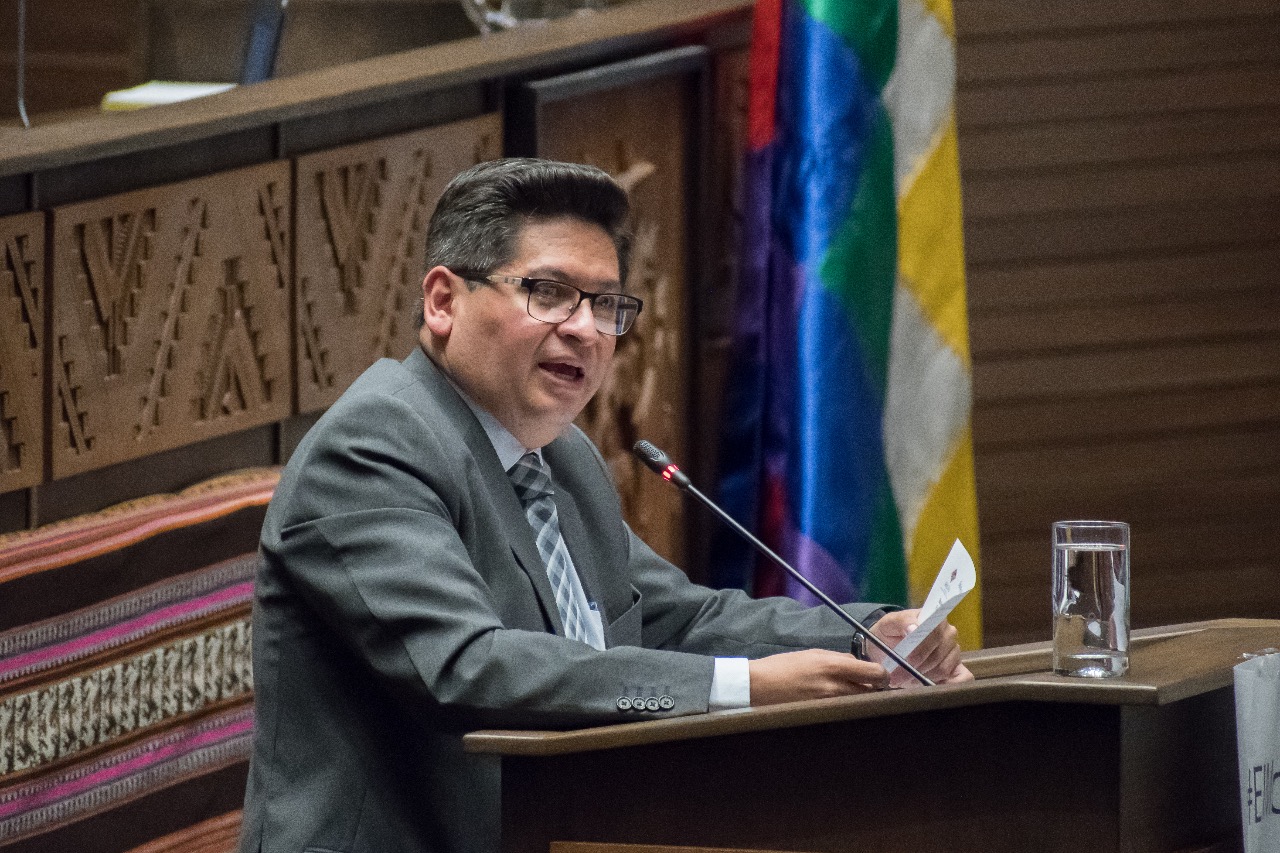 Ministro Montenegro destaca que los bolivianos tienen un modelo económico inclusivo