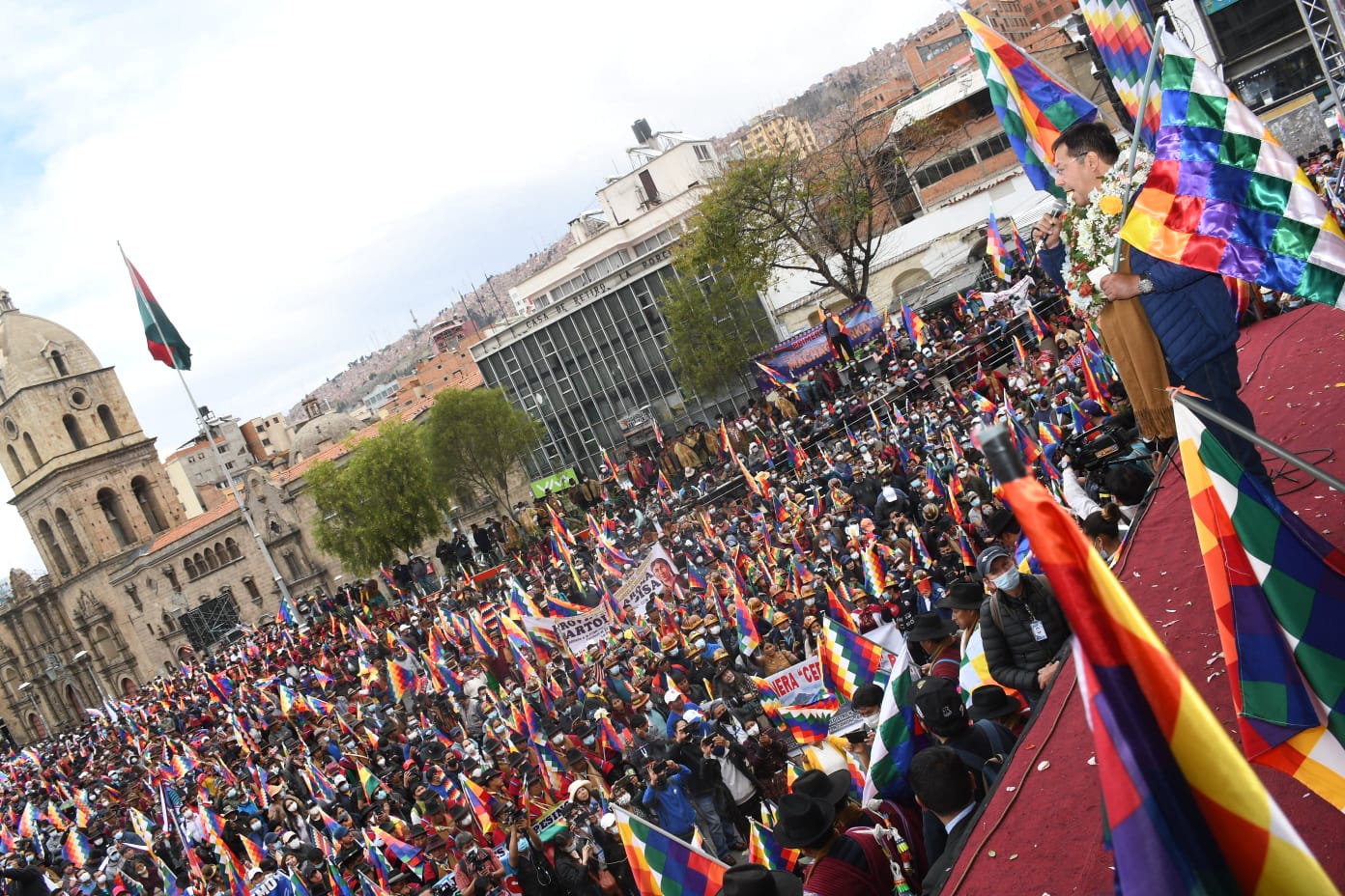 Federación Tupac Katari: Presidente acá está tu pueblo que va a defender el proceso de cambio